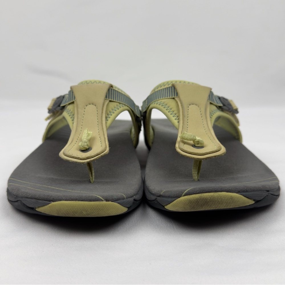 Merrell Women’s Pansy Citrus Thong Flip Flop Walking Sandals Green Gray US 7 - Picture 2 of 14